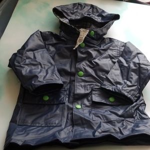 Wippette Kids Navy Blue raincoat with hood